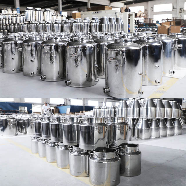 SS304 SS316 Beer Wine Water Milk Processing Customized Storage Tank