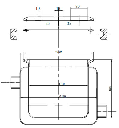 Customized 20L 200L wine stainless steel sealed barrels oil storage tea tank peanut SS304 milk tank