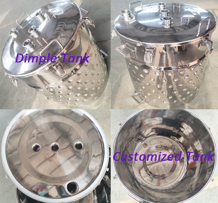 Factory Customized Stainless Steel 5-20000 liter Storage Tank For Honey Milk Chemical Alcohol Liquid Storage Tank