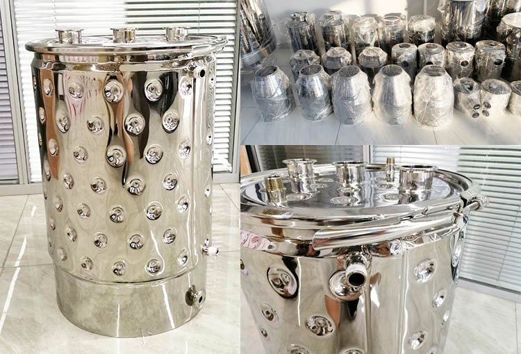 Customized SS304 SS316 50L 200L Storage Tank For Honey Milk Application