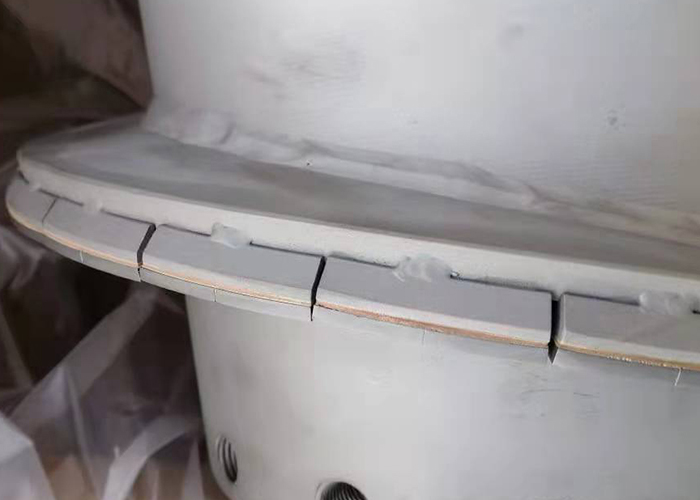 Tungsten carbide decanting centrifuges tiles