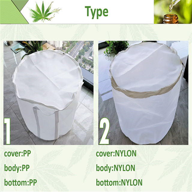 Nylon filter bag for low temperature ethanol floodable jacketed centrifuge