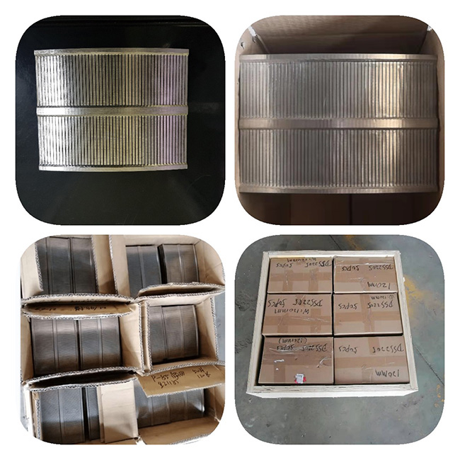 Wedge Wire Sieve Screens for Strong Corrosive Salt Brine Slurry Filtering