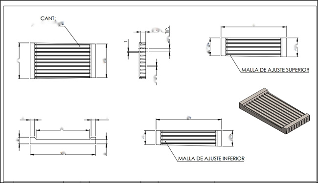 High Strength Sieve Segment Wearing Part Of Sodium Chloride Dewatering Centrifuge
