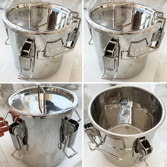 Customized Stainless Steel 304/316 Storage Tank with Wheels