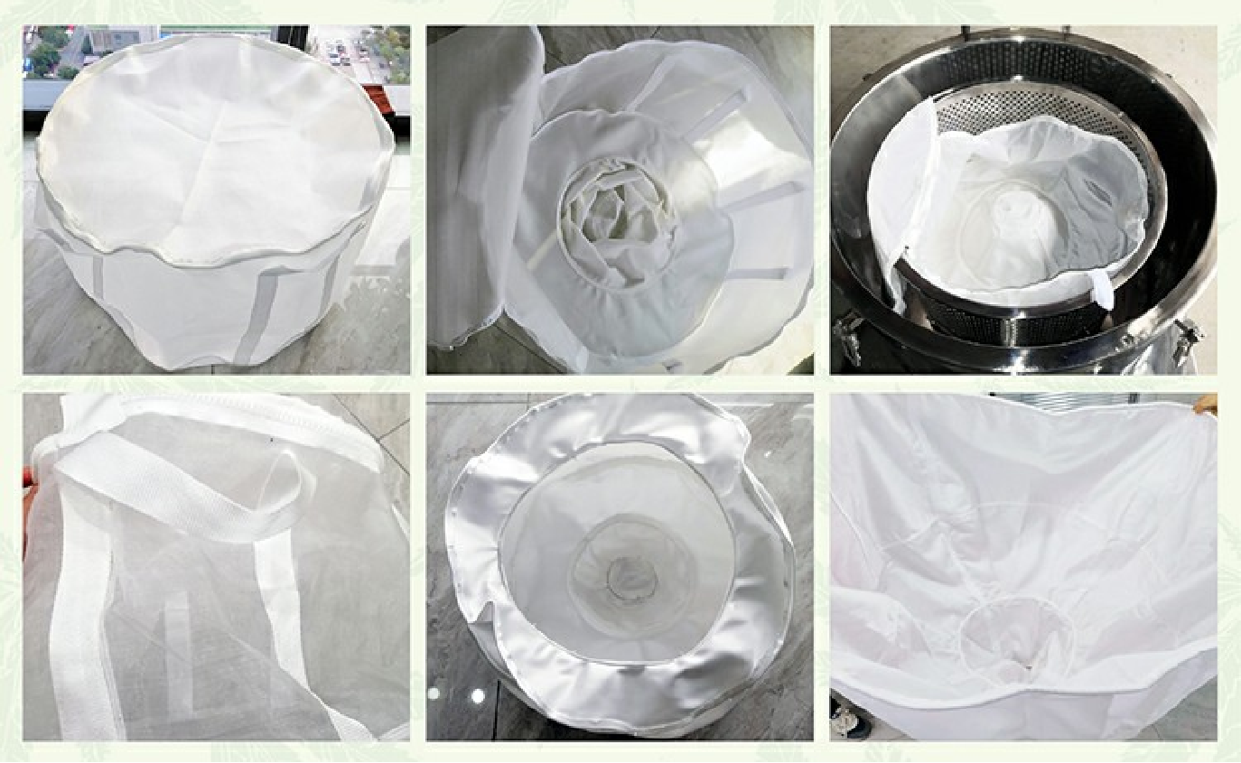 Filter Bag for ISO Food Grade SS Hemp Extraction Machine For Cannabis Wash And Ethanol Separation